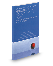 Aspatore Thought Leadership Mergers and Acquistions Law