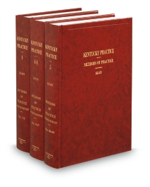 Kentucky Practice V.4-5 Methods of Practice, 2025-2026 ed.