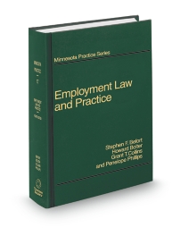 Minnesota Practice V.17 Employment Law and Practice, 2026 ed.