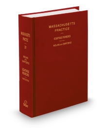 Massachusetts Practice V.31 Equitable Remedies, 2026 ed.