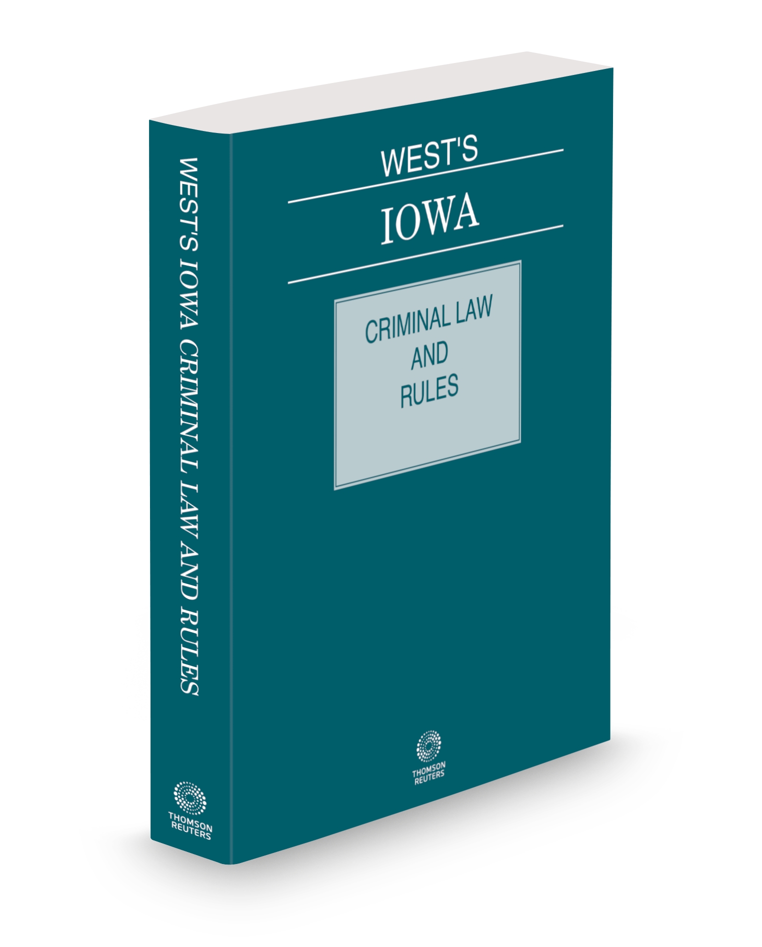 Cover of WEST'S IA CRIMINAL LAW AND RULES SUB