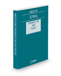 Iowa Probate Law and Rules, 2026 ed.