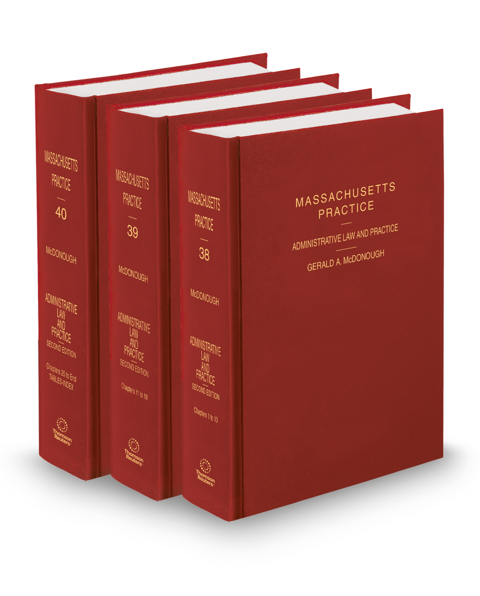 Cover of Massachusetts Practice V.38-40 Administrative Law and Practice, 2025 ed.