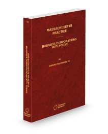 Massachusetts Practice V.13 Business Corporations, 2025-2026 ed.