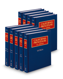 Witkin California Procedure, 2026 ed.