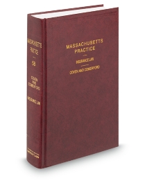 Massachusetts Practice V.58 Insurance Law, 2025-2026 ed.
