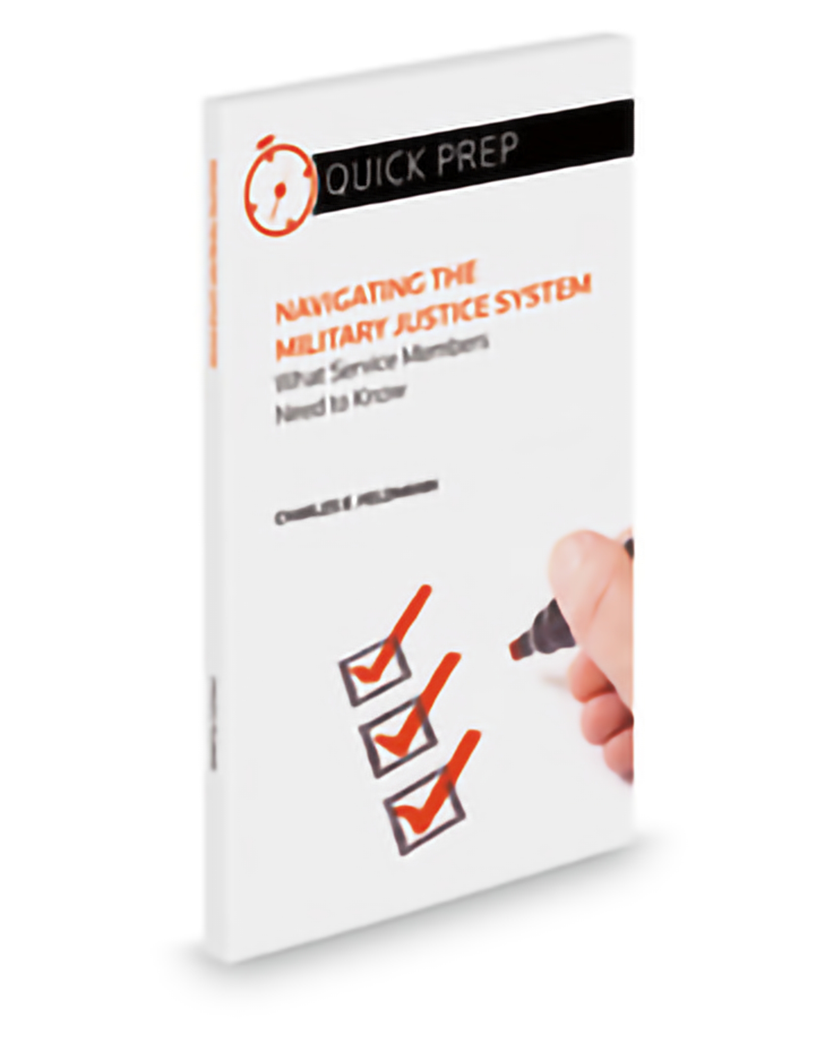 Cover of Aspatore Navigating The Military Justice System