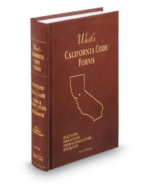 California Code Forms Elections 4th