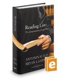 Reading Law The Interpretation of Legal Texts
