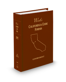 California Code Forms Government Code 3D