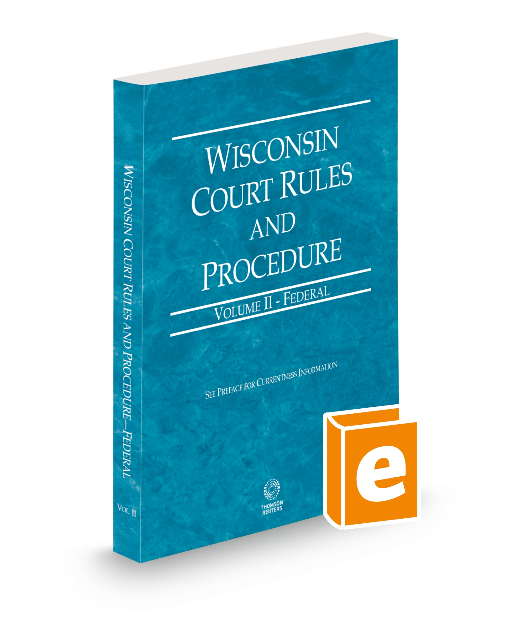 Cover of WI COURT RULES FEDERAL V.II FULL SET