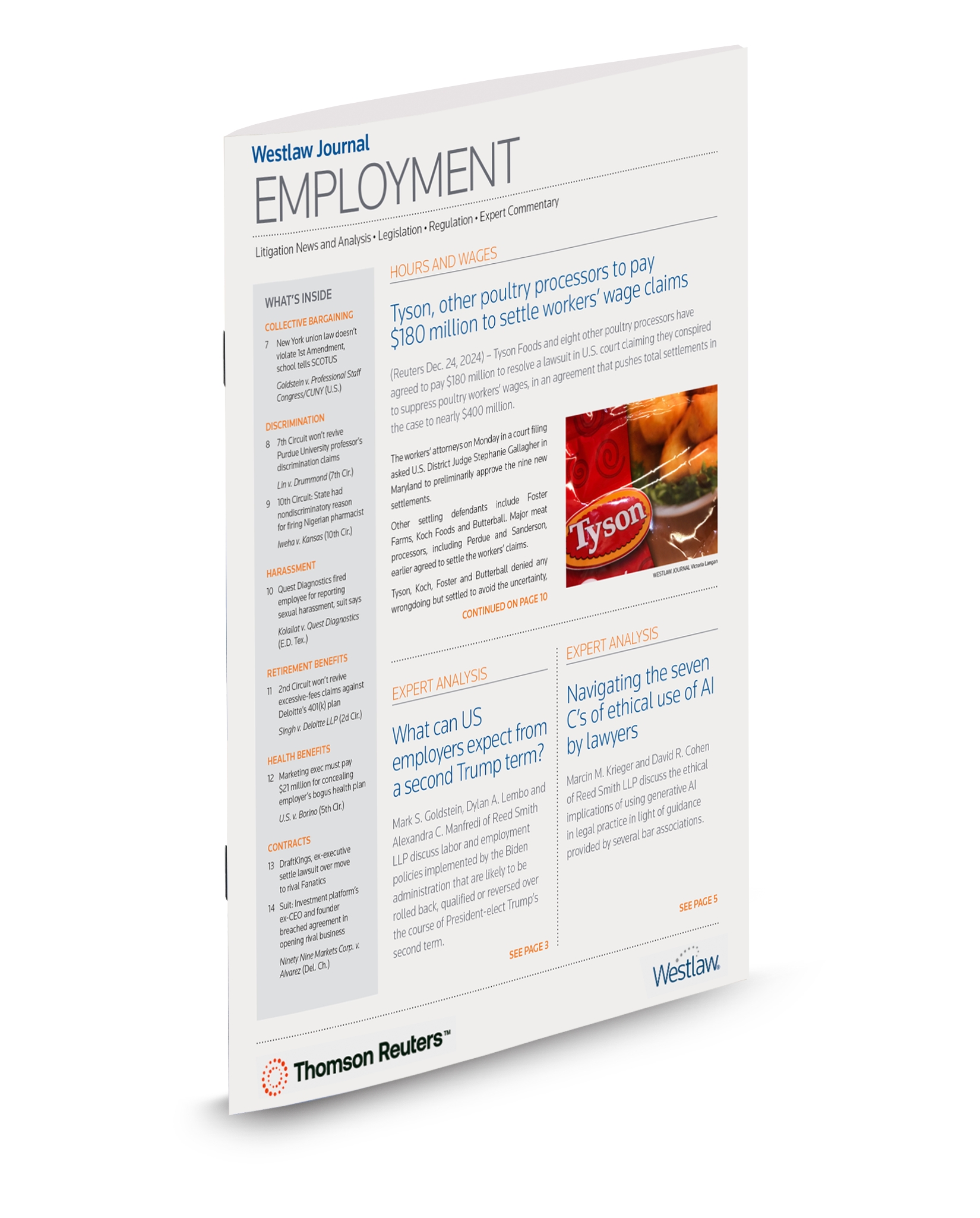 Cover of EMPLOYMENT WESTLAW JOURNAL PDF'S SUB