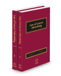 Law of Lawyer Advertising (Smolla), 2025-2026 ed.