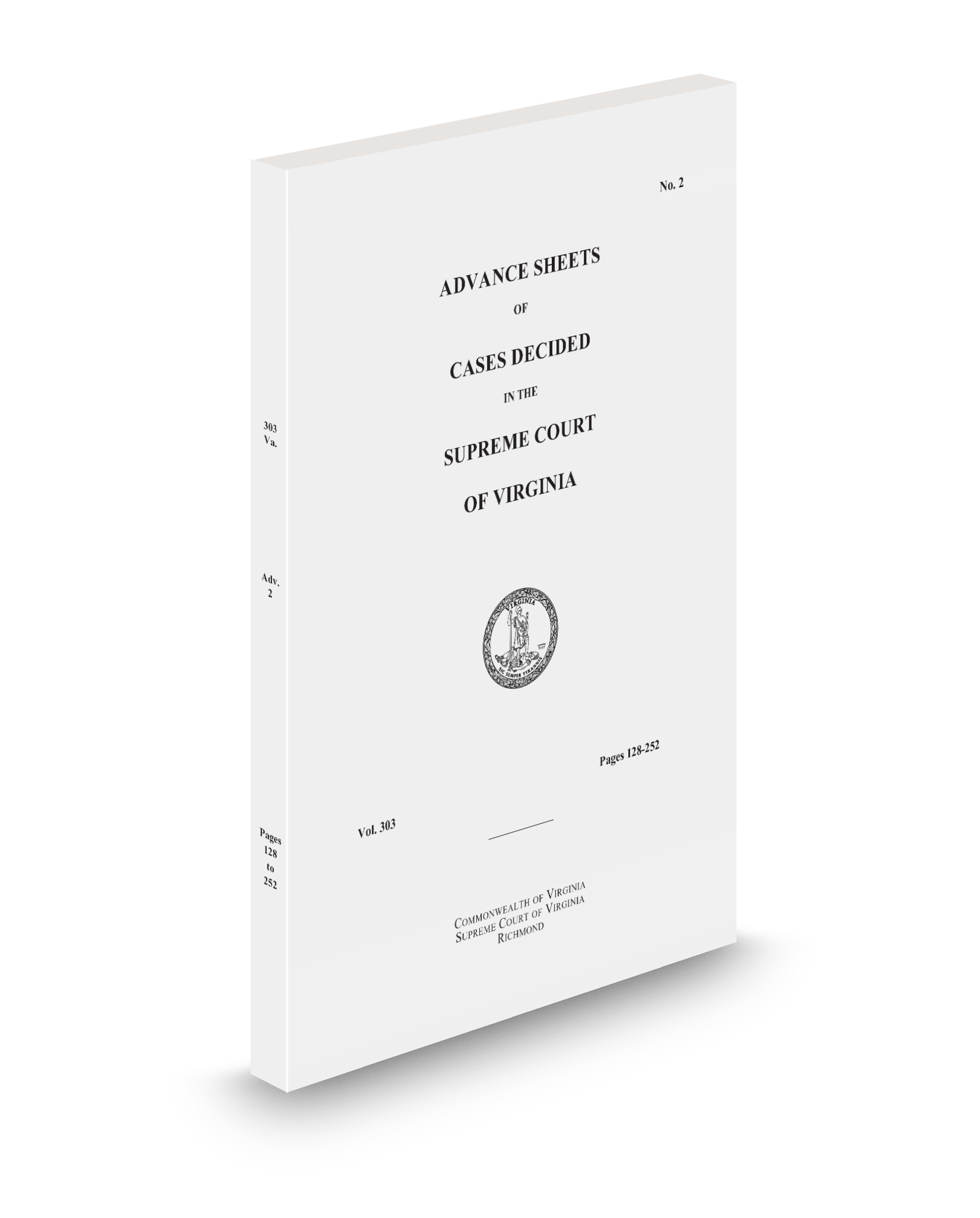 Cover of VA REPORTS AS FULL SET