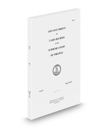 Virginia Reports Advance Sheets