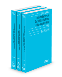 Opinion Letters Securities Matters, 2025-2026 ed.