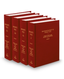 Massachusetts Practice V.17-17C Prima Facie Case-Proof and Defense, 2025 ed.