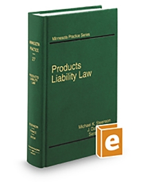 Minnesota Practice V.27 Products Liability, 2025-2026 ed.