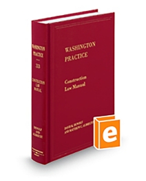 Washington Practice V.33 Construction Law, 2025-2026 ed.