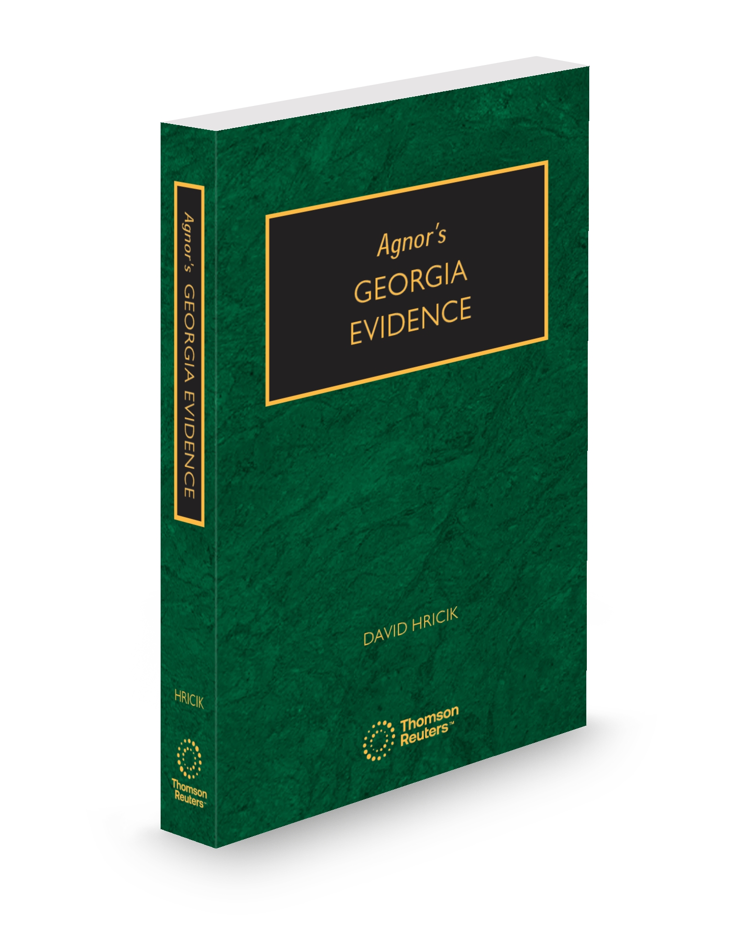 Cover of Agnor's Georgia Evidence, 2025-2026 ed.
