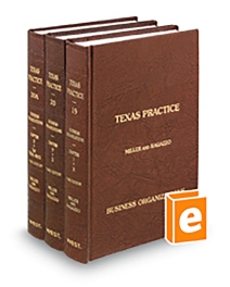 Texas Practice V.19-20A Business, 2025-2026 ed.