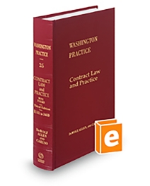 Washington Practice V.25 Contract Law and Practice, 2025-2026 ed.