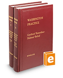 Washington Practice V.27 and 28 Creditor Remedies and Debtors Relief, 2025-2026 ed.