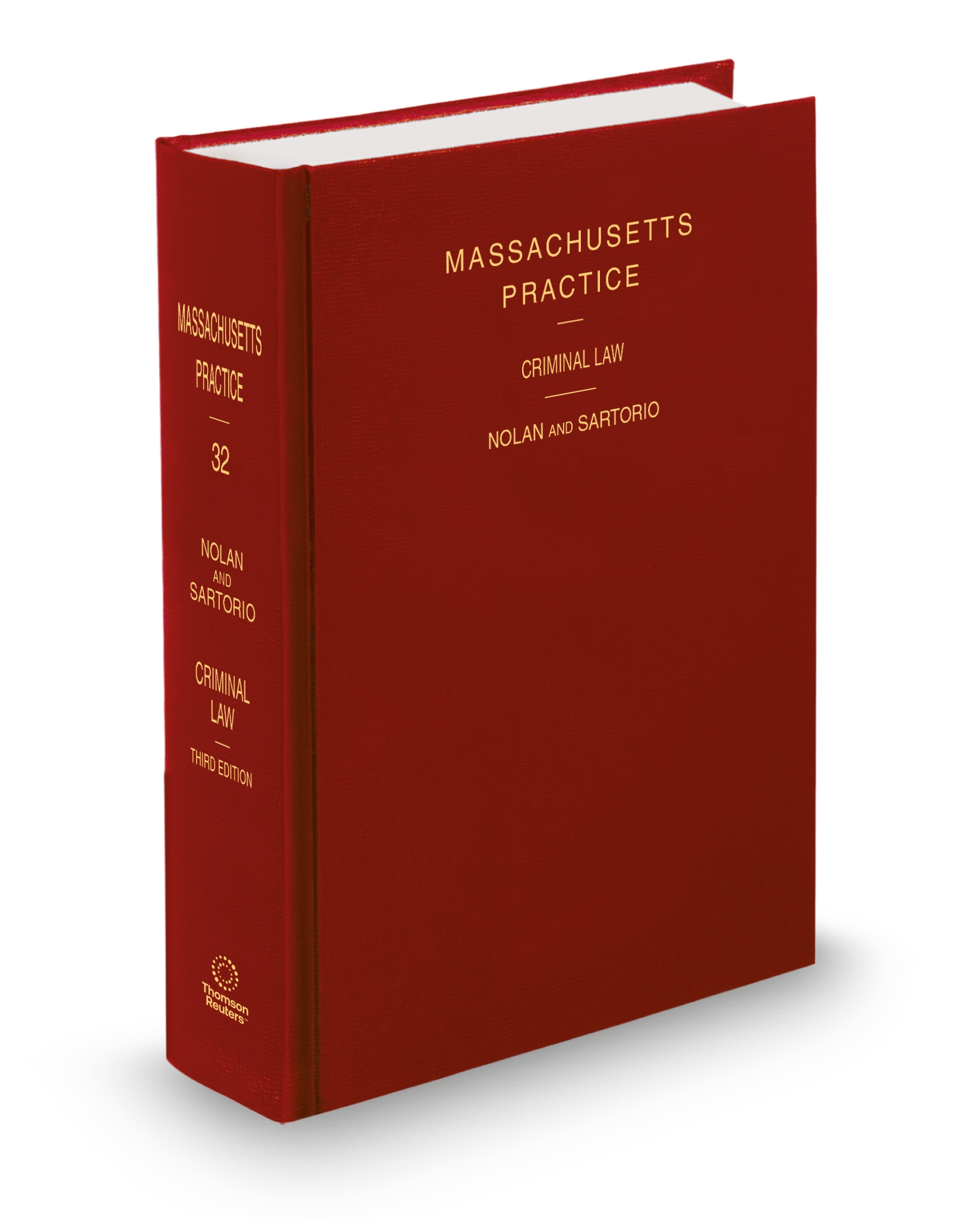 Cover of Massachusetts Practice V.32 Criminal Law, 2025-2026 ed.