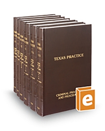 Texas Practice V.40-43B Criminal Practice and Procedure, 2025-2026 ed.