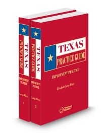 Texas Practice Guide Employment, 2025 ed.