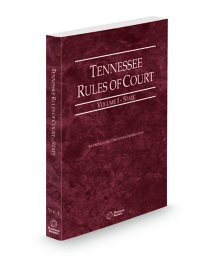 Tennessee Court Rules State V.I, 2025 ed.