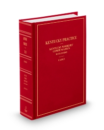Kentucky Practice V.18 Workers Compensation, 2025-2026 ed.