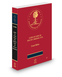 South Carolina Annotated Court Rules, 2026 ed.