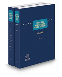 Federal Procedure Rules Service National Circuit, 2025 ed.