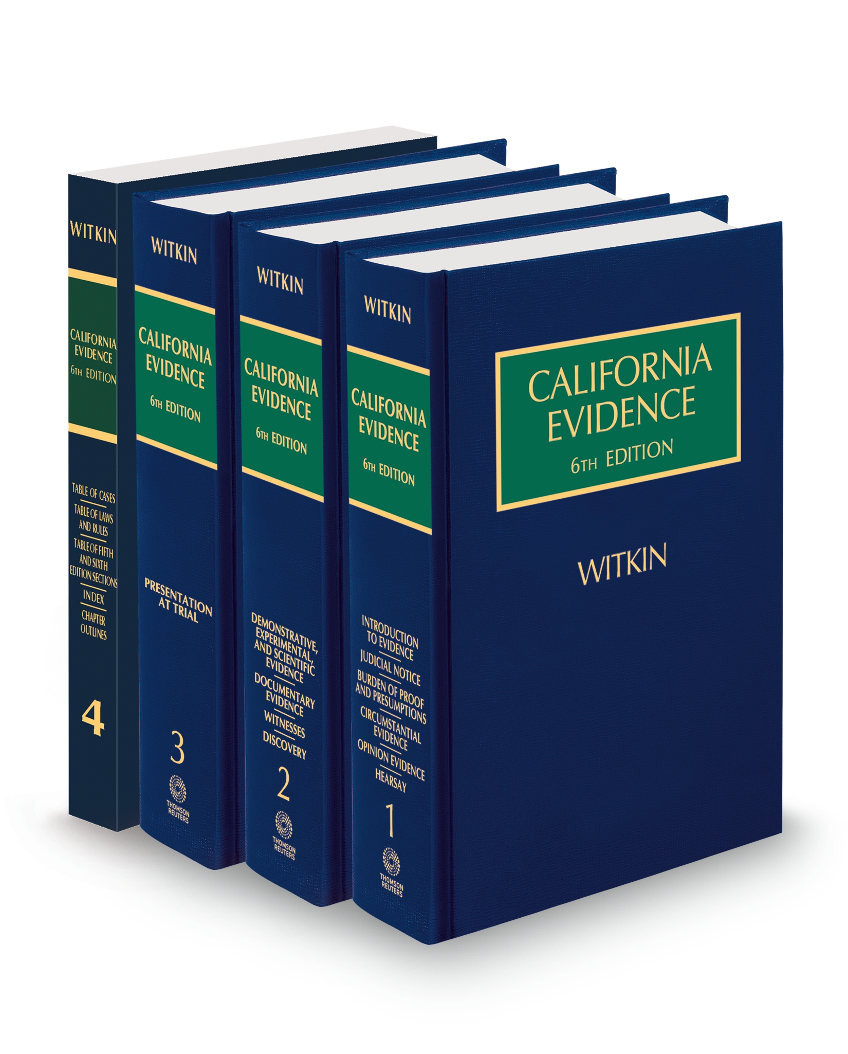 Cover of WITKIN CA EVIDENCE FULL SET