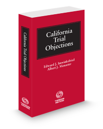 California Trial Objection