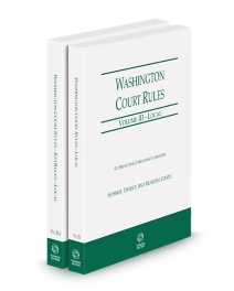 Washington Court Rules Local and Local KeyRules V.III-IIIa
