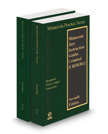 Minnesota Practice V.10-10A Jury Instruction Guides Criminal, 2025-2026 ed.