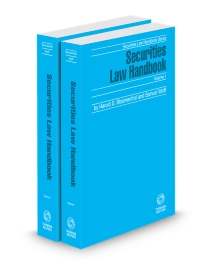 Securities Law Handbook, 2025-2026 ed. (Securities Law Handbook Series)