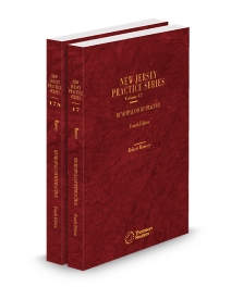 New Jersey Practice V.17 and 17A Municipal Court Practice, 2025-2026 ed.