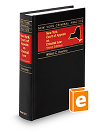 New York Court Appeals Criminal Law, 2025 ed.
