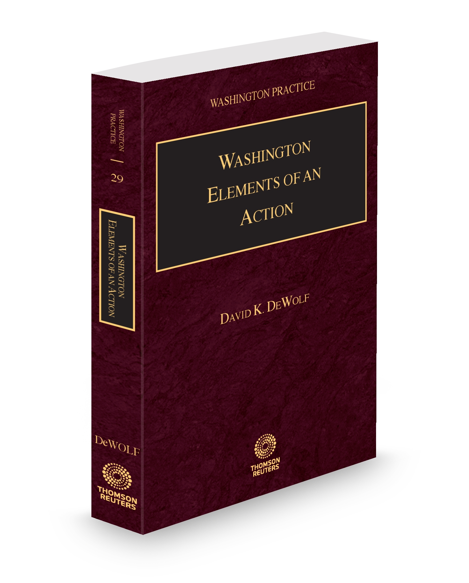 Cover of WA PRACTICE V.29 WA ELEMENTS OF AN ACTION SUB