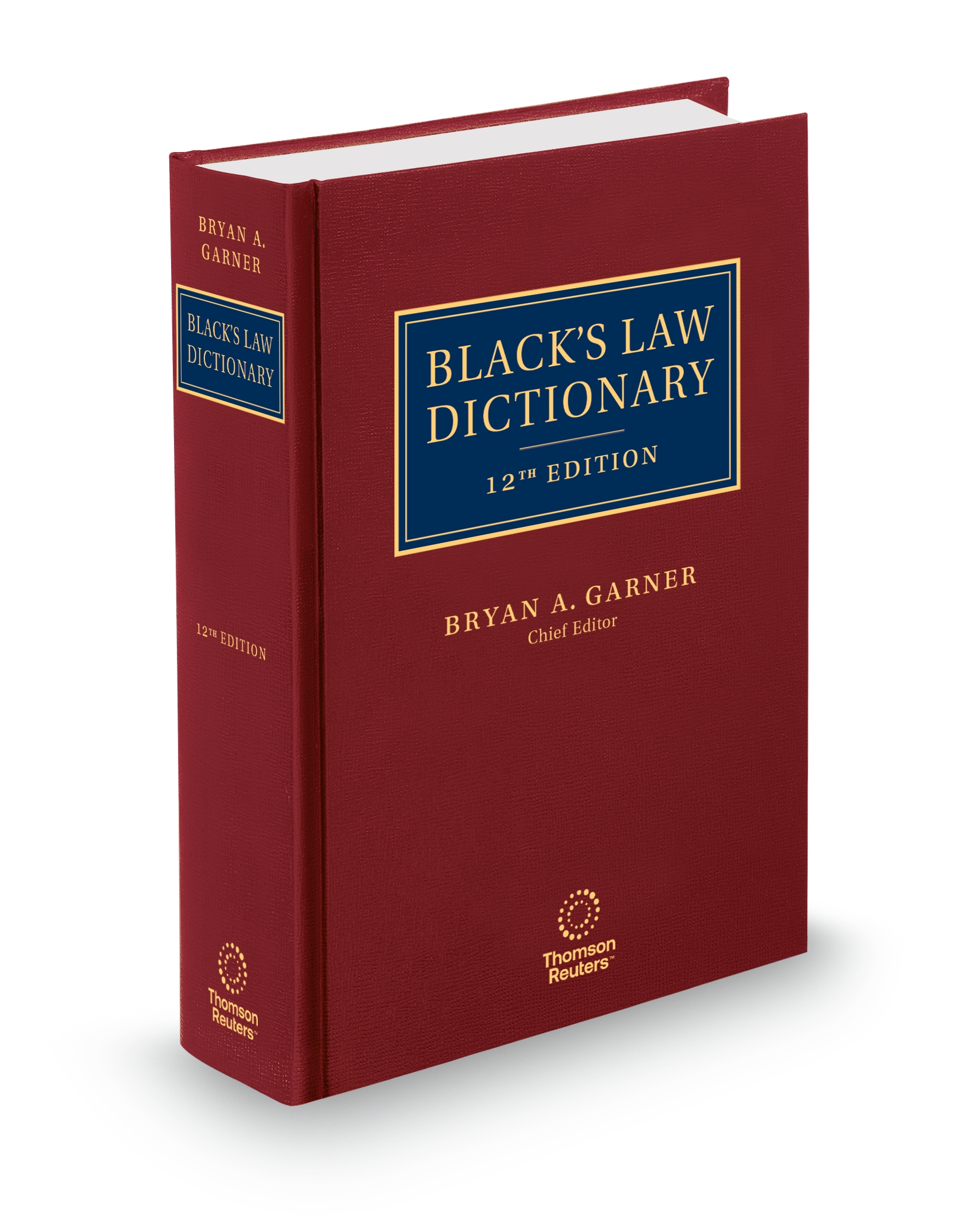 Cover of BLACK'S LAW DICTIONARY, 12TH EDITION, HARDBOUND BOOK