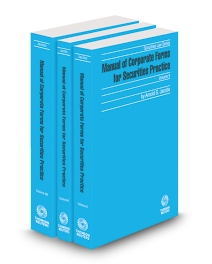 Manual of Corporate Forms for Securities Practice