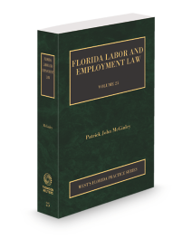 Florida Practice V.25 Labor, 2025-2026 ed.
