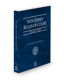 New Jersey Court Rules State V.I, 2026 ed.