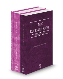 Ohio Court Rules State Federal District and Federal Bankruptcy V.I To IIa, 2026 ed.