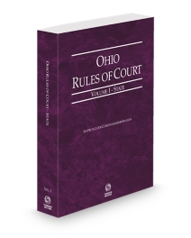 Ohio Court Rules State V.I, 2026 ed.