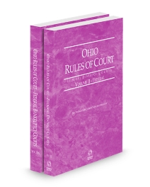 Ohio Court Rules Federal District and Federal Bankruptcy V.II and IIa, 2026 ed.