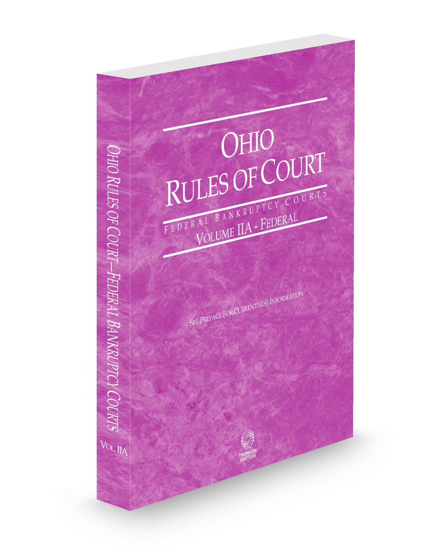 Cover of OH COURT RULES FEDERAL BANKRUPTCY V.IIA FULL SET